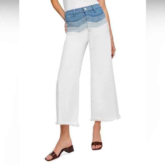 New 7 For All Mankind Tricolor Stitched Denim Jacket and Pant Outfit. - Picture 2 of 13